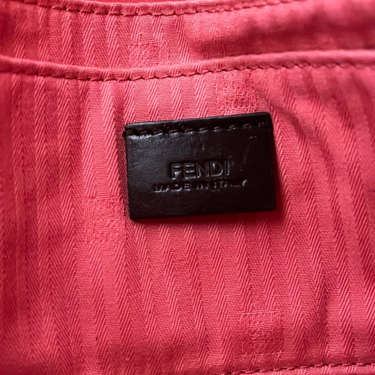 Fendi Shoulder Bag Sta Pink Chain Strap Removable Leather — view 8