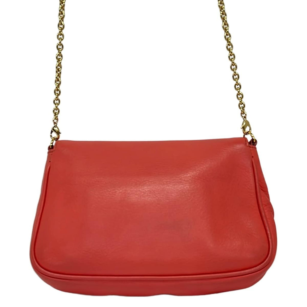 Fendi Shoulder Bag Sta Pink Chain Strap Removable Leather — view 3