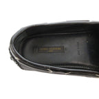 Louis Vuitton Flat Shoes Loafers Epi Moccasins Enamel 37.5 Black — view 8