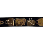 Louis Vuitton Ribbon Scarf Bandeau Tribute Black Brown Monogram Reverse Already — view 7