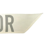 Dior Ribbon Scarf Mitzah Gray Oblique Already Cleaned Silk Logo All Over Pattern — view 6