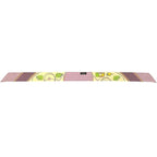 Hermes Ribbon Scarf Twilly Yellow Pink Foldable Top Carriage Cm Already Cleaned — view 3