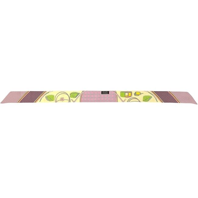 Hermes Ribbon Scarf Twilly Yellow Pink Foldable Top Carriage Cm Already Cleaned — view 3