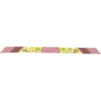 Hermes Ribbon Scarf Twilly Yellow Pink Foldable Top Carriage Cm Already Cleaned — view 2