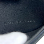 Dior Card Case Black Holder Leather One Point Logo Simple — view 5