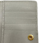 Gucci Bifold Wallet Gray L-shaped Zipper Leather One Point Logo Simple — view 7
