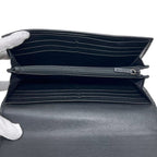 Gucci Bifold Wallet Black Microshima Leather Ribbon GG Cover — view 5