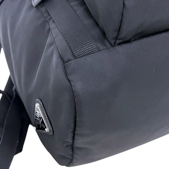 Prada Backpack Black Nero Tessuto Nylon 165 Lightweight — view 9