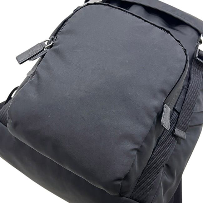 Prada Backpack Black Nero Tessuto Nylon 165 Lightweight — view 7