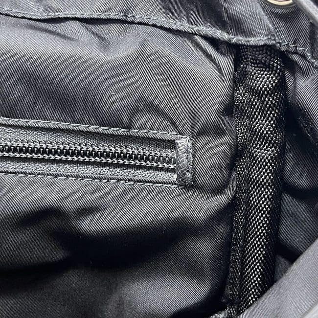Prada Backpack Black Nero Tessuto Nylon 165 Lightweight — view 5