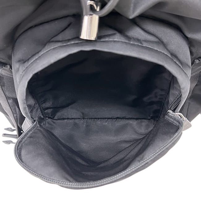Prada Backpack Black Nero Tessuto Nylon 165 Lightweight — view 6