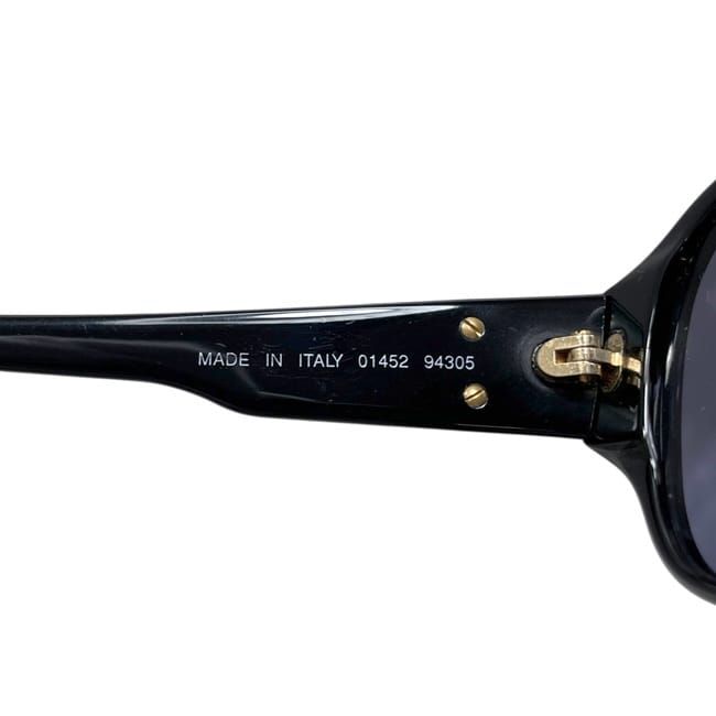 Chanel Sunglasses Black CC Logo Acetate Side Eyewear — view 6