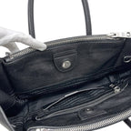 Prada 2-Way Black Nero Leather Glace Calf Studs 231 Shoulder — view 4