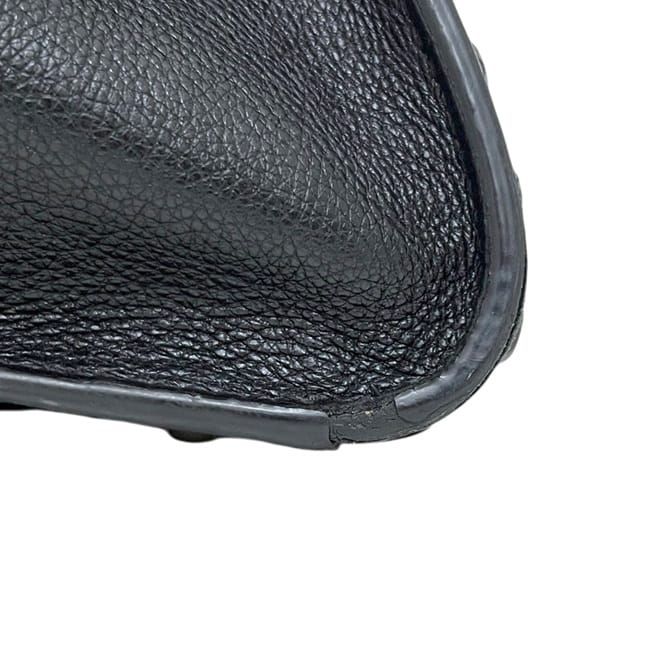 Prada 2-Way Black Nero Leather Glace Calf Studs 231 Shoulder — view 7