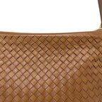 Bottega Veneta Shoulder Bag Brown Intrecciato Leather — view 7