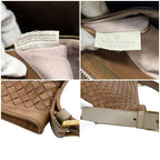 Bottega Veneta Shoulder Bag Brown Intrecciato Leather — view 4