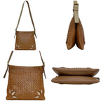 Bottega Veneta Shoulder Bag Brown Intrecciato Leather — view 2