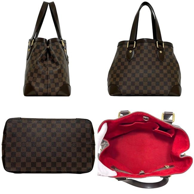 Louis Vuitton Tote Hampstead PM Brown Damier Ebene Canvas Shoulder — view 2