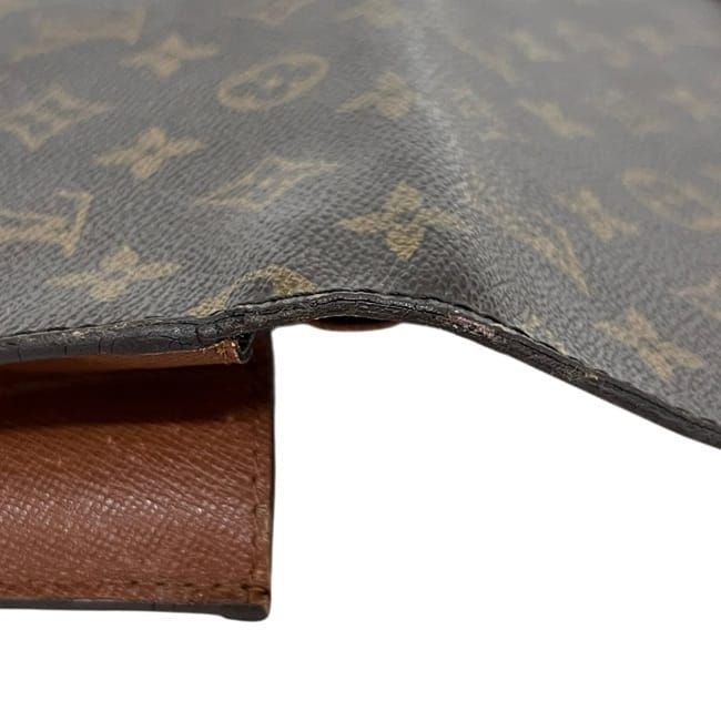 Louis Vuitton Shoulder Bordeaux Bag Brown Monogram Canvas Crossbody Flap — view 7