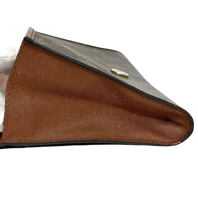 Louis Vuitton Shoulder Bordeaux Bag Brown Monogram Canvas Crossbody Flap — view 6