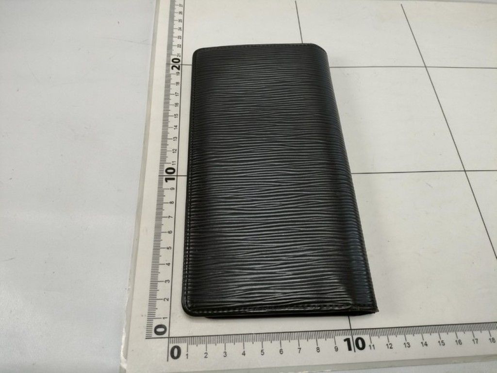 Louis Vuitton Wallet Portefeuille Brazza Black Epi Bifold — view 2