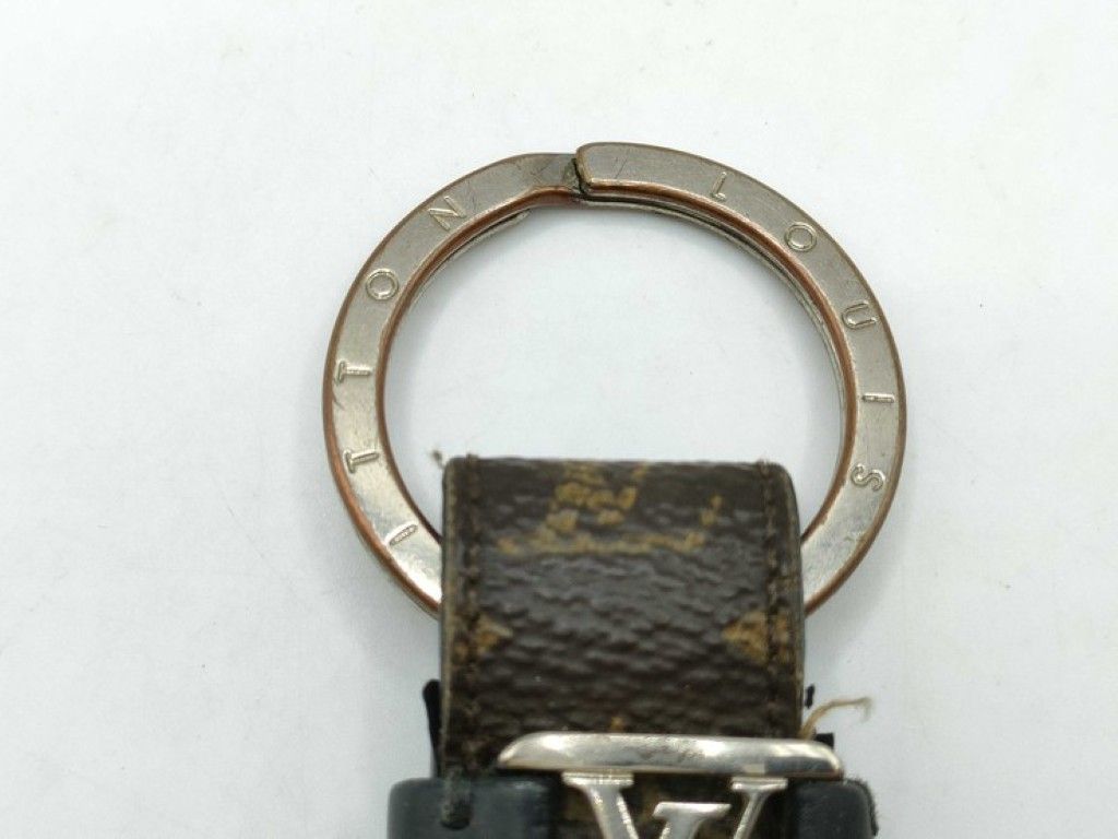 Louis Vuitton Key Holder LV Dragonne Brown Monogram Silver — view 5