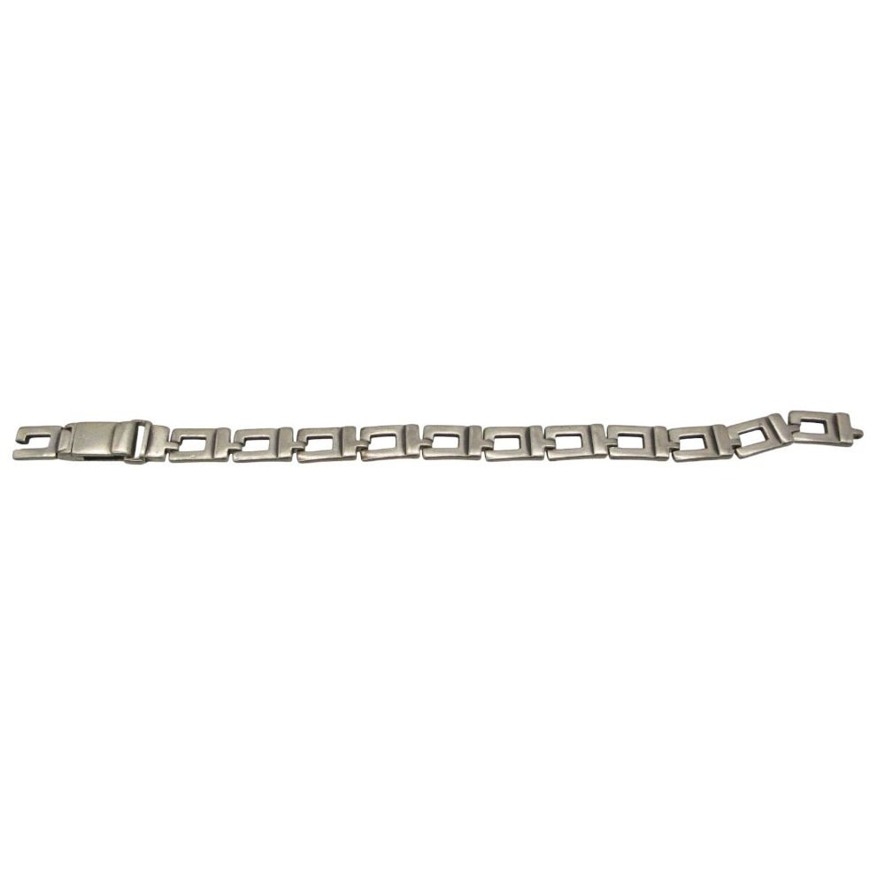 Gucci Bracelet Motif Chain Sterling 925 Silver Bar Tore