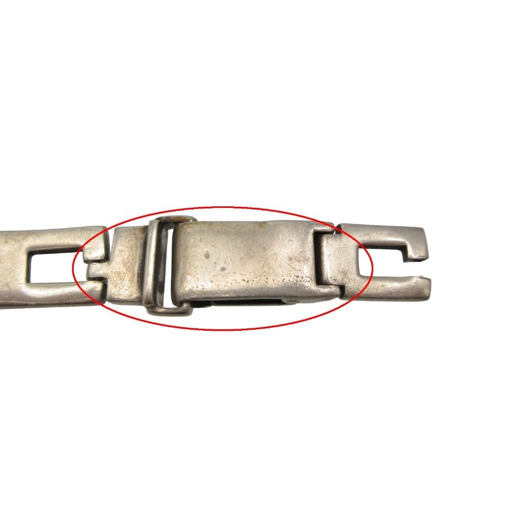 Gucci Bracelet Motif Chain Sterling 925 Silver Bar Tore — view 6