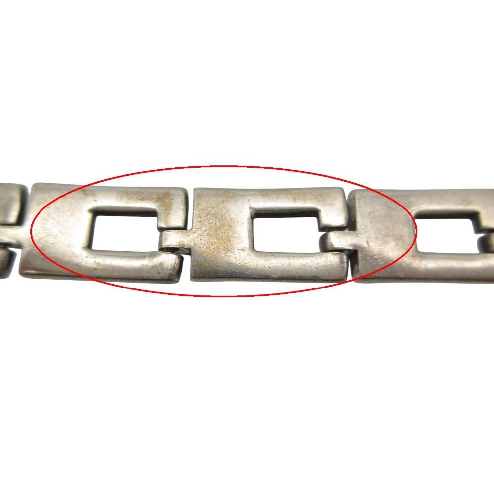 Gucci Bracelet Motif Chain Sterling 925 Silver Bar Tore — view 8
