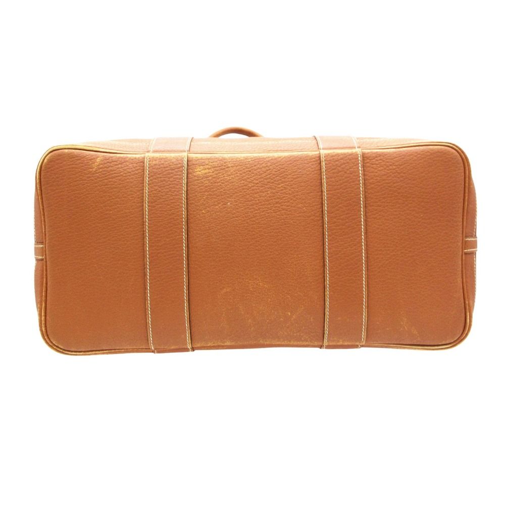 Hermes Tote Garden Party Leather MM Brown — view 5