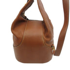 Loewe Shoulder Bag Anton Triangle Leather Brown — view 3