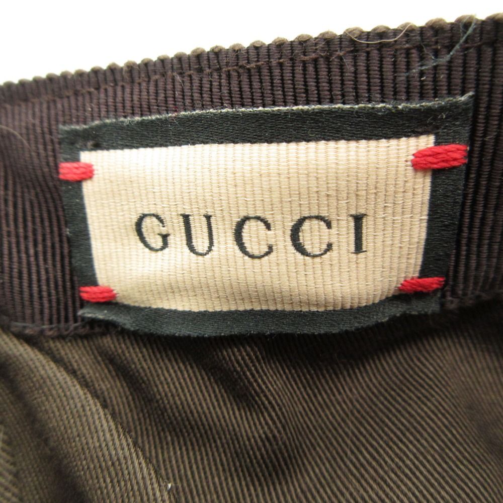 Gucci Cap GG Canvas Baseball Cap Hat Sherry Line Beige L 59 — view 7