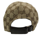 Gucci Cap GG Canvas Baseball Cap Hat Sherry Line Beige L 59 — view 4