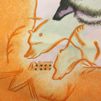 Hermes Carre 90 Scarf Premieres Mains First Hand Animal Print Silk 100% Orange — view 8