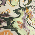 Hermes Carre 90 Scarf Premieres Mains First Hand Animal Print Silk 100% Orange — view 6