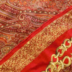 Dior Scarf Paisley Red Beige — view 4