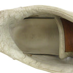 Louis Vuitton Vintage Sneakers Leather Low Cut Stitch 6.5 White — view 7