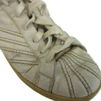 Louis Vuitton Vintage Sneakers Leather Low Cut Stitch 6.5 White — view 9