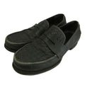 Bottega Veneta Coin Loafers Slip on Leather Intrecciato 39.5 Gray