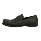 Bottega Veneta Coin Loafers Slip on Leather Intrecciato 39.5 Gray — view 2