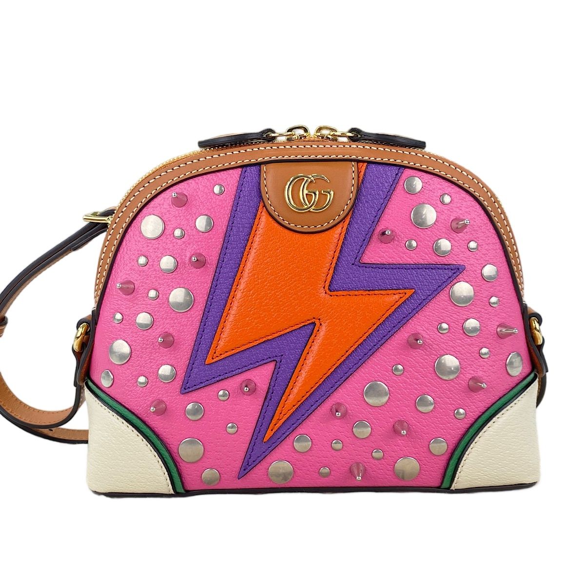 Gucci Shoulder Bag Et Clair Damier Studs