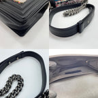 Chanel Shoulder Bag Boy Small — view 9