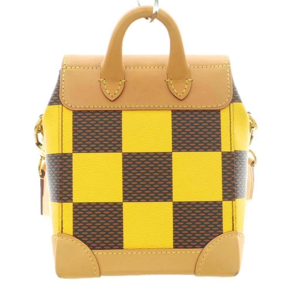 Louis Vuitton Nano Steamer Damier Pop Canvas 2-Way Handbag One Handle Shoulder — view 3