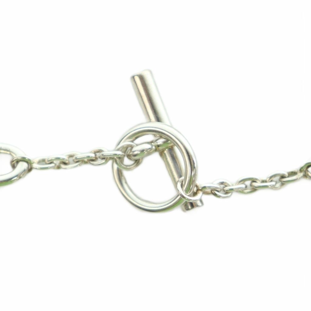 Hermes Farandole D'ancre Necklace Chain Logo One Color Silver BB OH — view 6