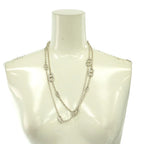 Hermes Farandole D'ancre Necklace Chain Logo One Color Silver BB OH — view 8