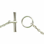Hermes Farandole D'ancre Necklace Chain Logo One Color Silver BB OH — view 5