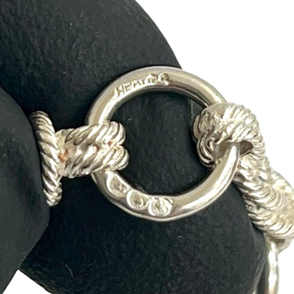Hermes Vintage Odienne 925 Sterling Silver Necklace Choker — view 2