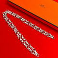Hermes Vintage Odienne 925 Sterling Silver Necklace Choker