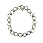 Hermes Lancelot 925 Sterling Silver Chain Necklace Choker — view 5