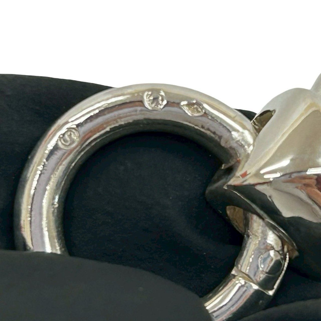 Hermes Lancelot 925 Sterling Silver Chain Necklace Choker — view 2